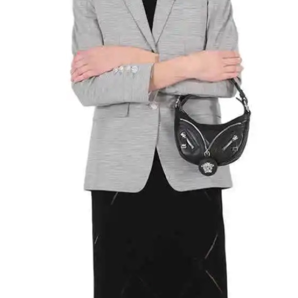 Versace Medusa logo repeat monogram hobo crossbody bag NEW - Picture 2 of 11